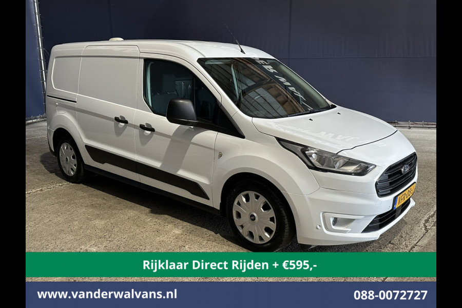 Ford Transit Connect 1.5 EcoBlue 100pk L2H1 inrichting Euro6 *Rijklaar Direct Rijden* Airco | Cruisecontrol | Trekhaak Zijdeur, Verwarmde Voorruit, Parkeersensoren