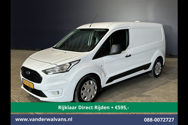 Ford Transit Connect 1.5 EcoBlue 100pk L2H1 inrichting Euro6 *Rijklaar Direct Rijden* Airco | Cruisecontrol | Trekhaak Zijdeur, Verwarmde Voorruit, Parkeersensoren