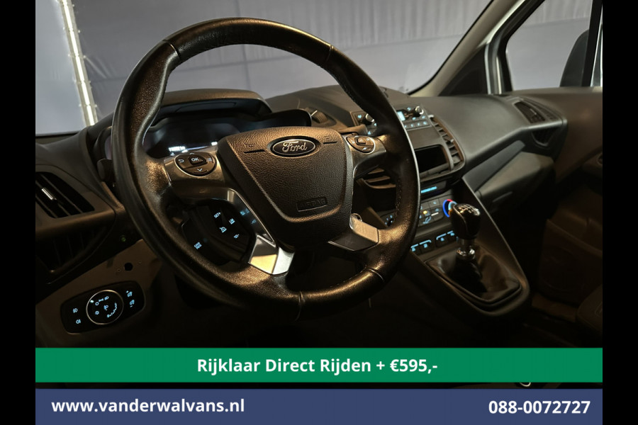 Ford Transit Connect 1.5 EcoBlue 100pk L2H1 inrichting Euro6 *Rijklaar Direct Rijden* Airco | Cruisecontrol | Trekhaak Zijdeur, Verwarmde Voorruit, Parkeersensoren