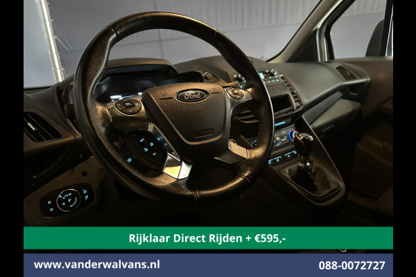 Ford Transit Connect 1.5 EcoBlue 100pk L2H1 inrichting Euro6 *Rijklaar Direct Rijden* Airco | Cruisecontrol | Trekhaak Zijdeur, Verwarmde Voorruit, Parkeersensoren
