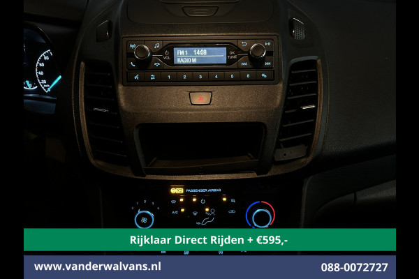 Ford Transit Connect 1.5 EcoBlue 100pk L2H1 inrichting Euro6 *Rijklaar Direct Rijden* Airco | Cruisecontrol | Trekhaak Zijdeur, Verwarmde Voorruit, Parkeersensoren