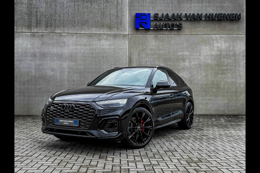 Audi Q5 Sportback 55TFSI e 367pk Quattro Competition S Edition S-Line Luchtvering|HUD|Leder+Memory+Massage|Matrix|B&O|Carbon|SQ5!