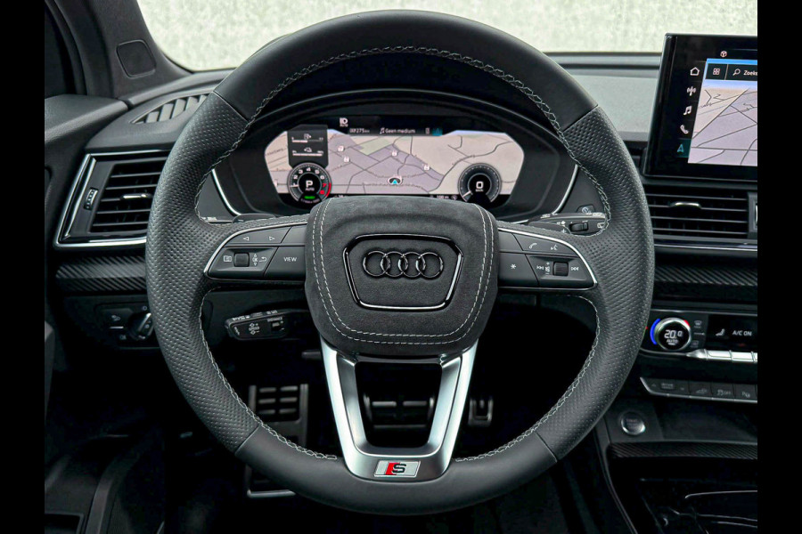 Audi Q5 Sportback 55TFSI e 367pk Quattro Competition S Edition S-Line Luchtvering|HUD|Leder+Memory+Massage|Matrix|B&O|Carbon|SQ5!