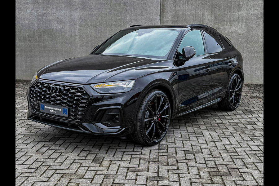 Audi Q5 Sportback 55TFSI e 367pk Quattro Competition S Edition S-Line Luchtvering|HUD|Leder+Memory+Massage|Matrix|B&O|Carbon|SQ5!