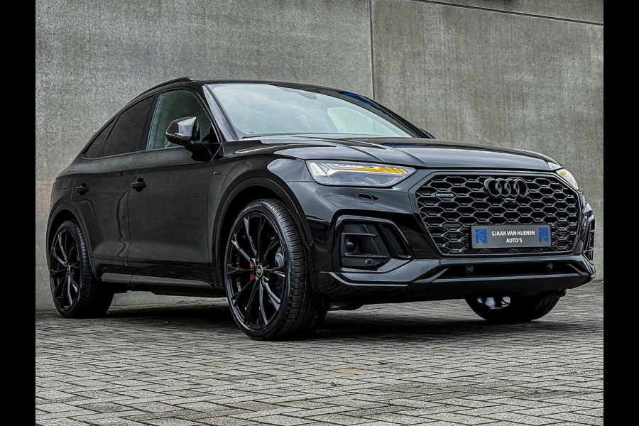 Audi Q5 Sportback 55TFSI e 367pk Quattro Competition S Edition S-Line Luchtvering|HUD|Leder+Memory+Massage|Matrix|B&O|Carbon|SQ5!