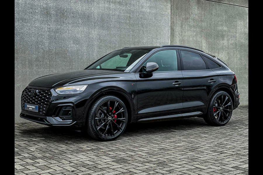 Audi Q5 Sportback 55TFSI e 367pk Quattro Competition S Edition S-Line Luchtvering|HUD|Leder+Memory+Massage|Matrix|B&O|Carbon|SQ5!