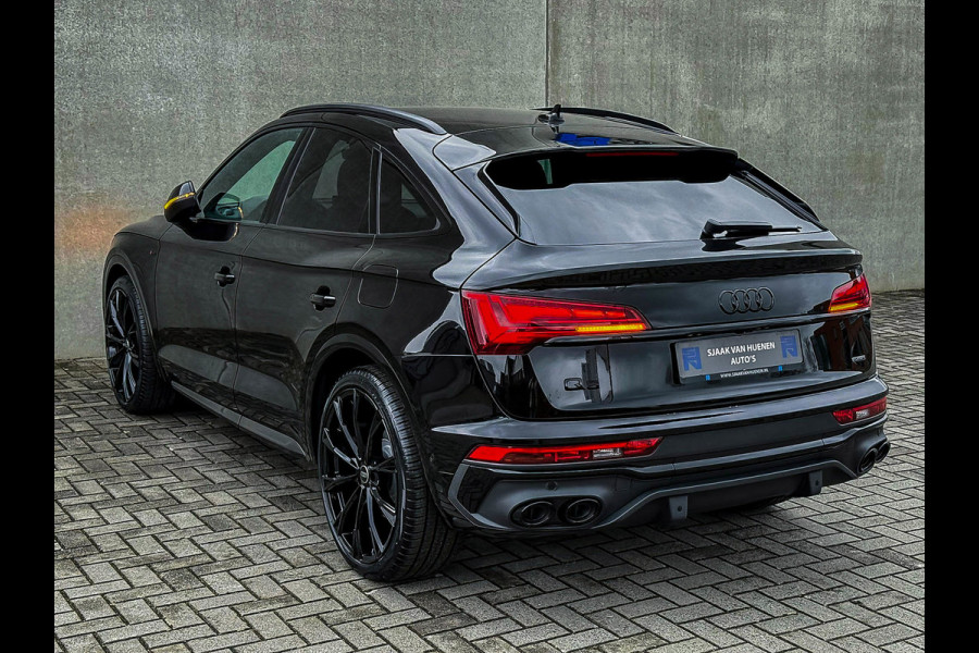 Audi Q5 Sportback 55TFSI e 367pk Quattro Competition S Edition S-Line Luchtvering|HUD|Leder+Memory+Massage|Matrix|B&O|Carbon|SQ5!