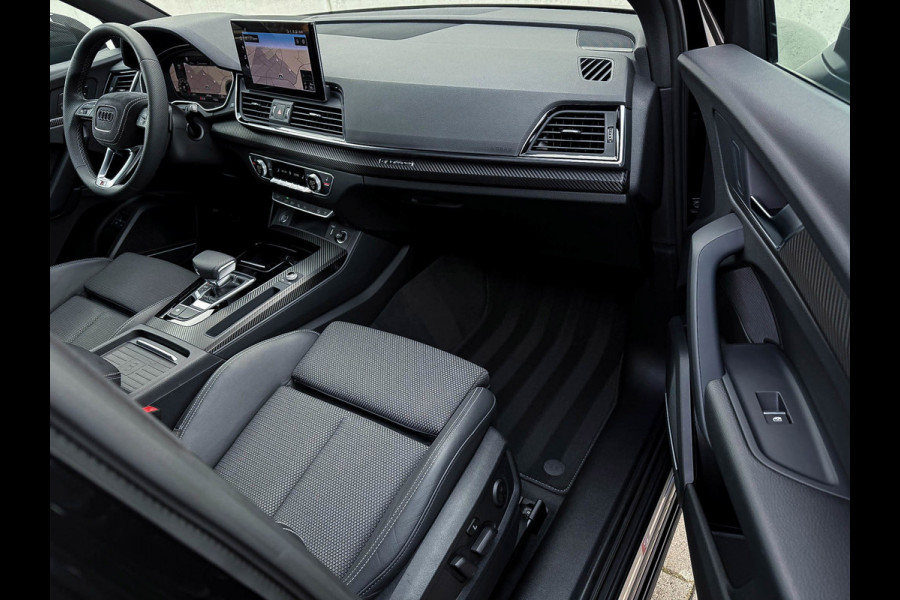 Audi Q5 Sportback 55TFSI e 367pk Quattro Competition S Edition S-Line Luchtvering|HUD|Leder+Memory+Massage|Matrix|B&O|Carbon|SQ5!