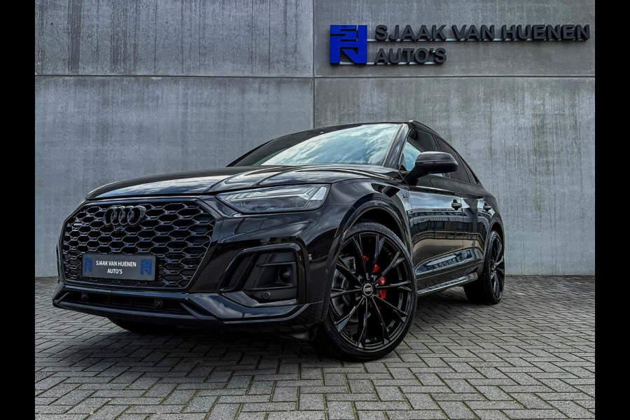 Audi Q5 Sportback 55TFSI e 367pk Quattro Competition S Edition S-Line Luchtvering|HUD|Leder+Memory+Massage|Matrix|B&O|Carbon|SQ5!