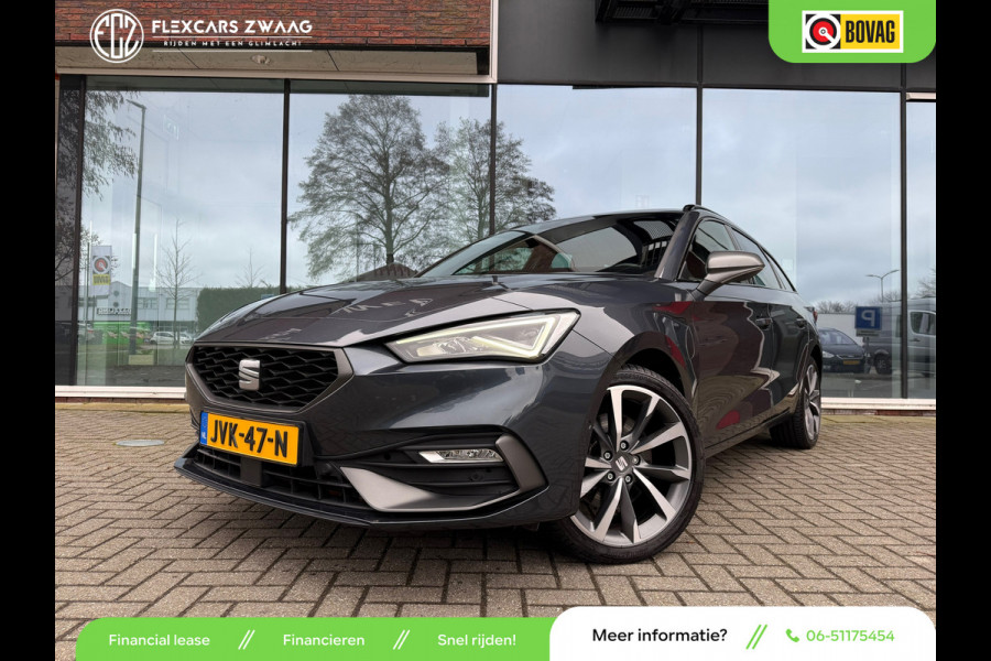 Seat Leon Sportstourer 1.4 TSI eHybrid PHEV FR - Leder - Navi - Trekhaak - Climate - Virt.Cockpit