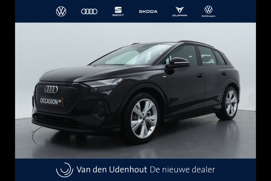 Audi Q4 e-tron 45 quattro S Edition 82 kWh Assistentie Plus | Zwart optiek | Carplay Demo Roel