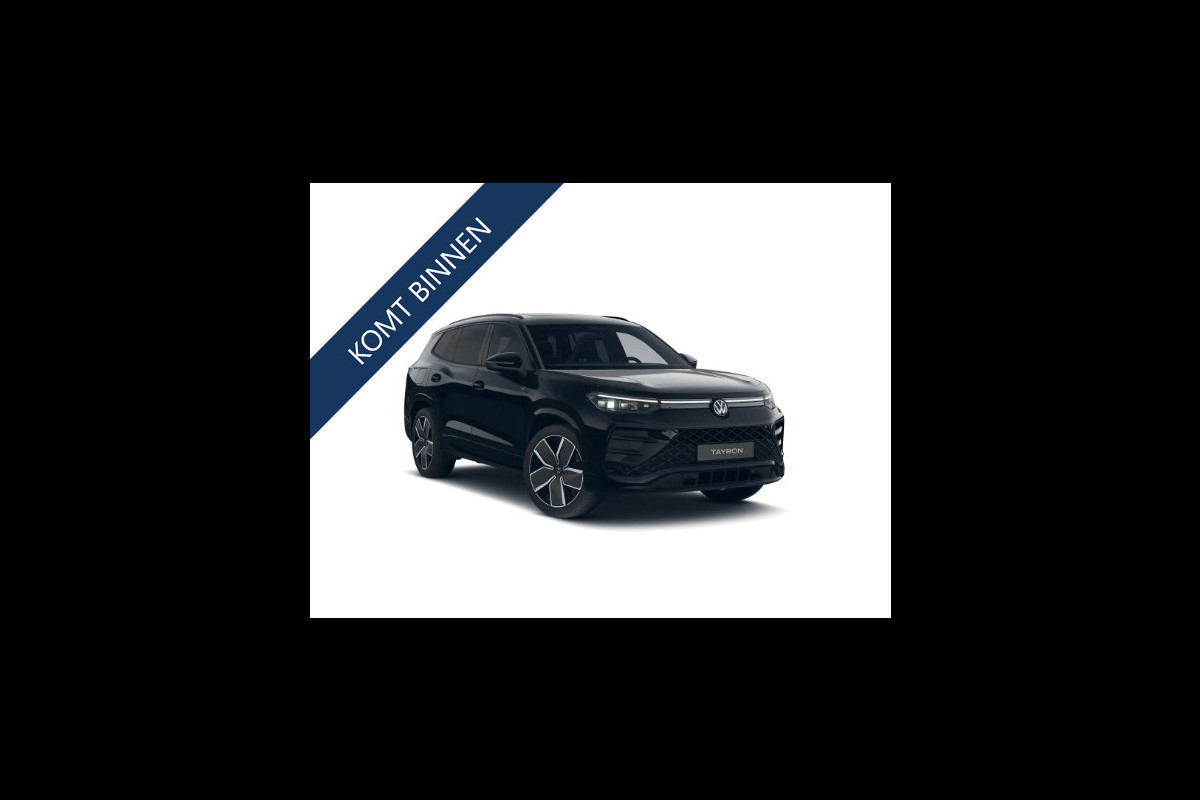 Volkswagen Tayron 1.5 eHybrid 272PK R-LINE TREKHAAK BLACK-STYLE 20''LMV PANO SCHUIFDAK ERGO.STOEL MASSAGE TRAILER.ASSIST