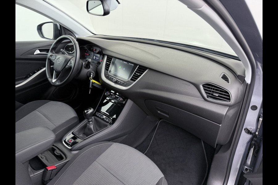 Opel Grandland X 1.2T 131PK Trekhaak Navi Ecc Pdc Apple Carplay Android Auto Cruise Control Edition Lmv Licht-Regensensor Verkeersbordherkenning PrivacyGlas IntelliLink Bluetooth Origineel Nederlandse Auto 1.400KG Trekgewicht! Bij ons volledig Onderhouden
