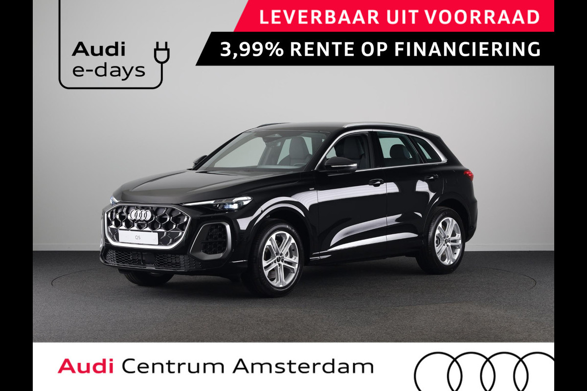 Audi Q5 S edition e-hybrid 299 PK | Trekhaak elektrisch | Stoelen voor elektrisch | Techniekpakket plus | Keyless | Leder | Bijrijdersscherm
