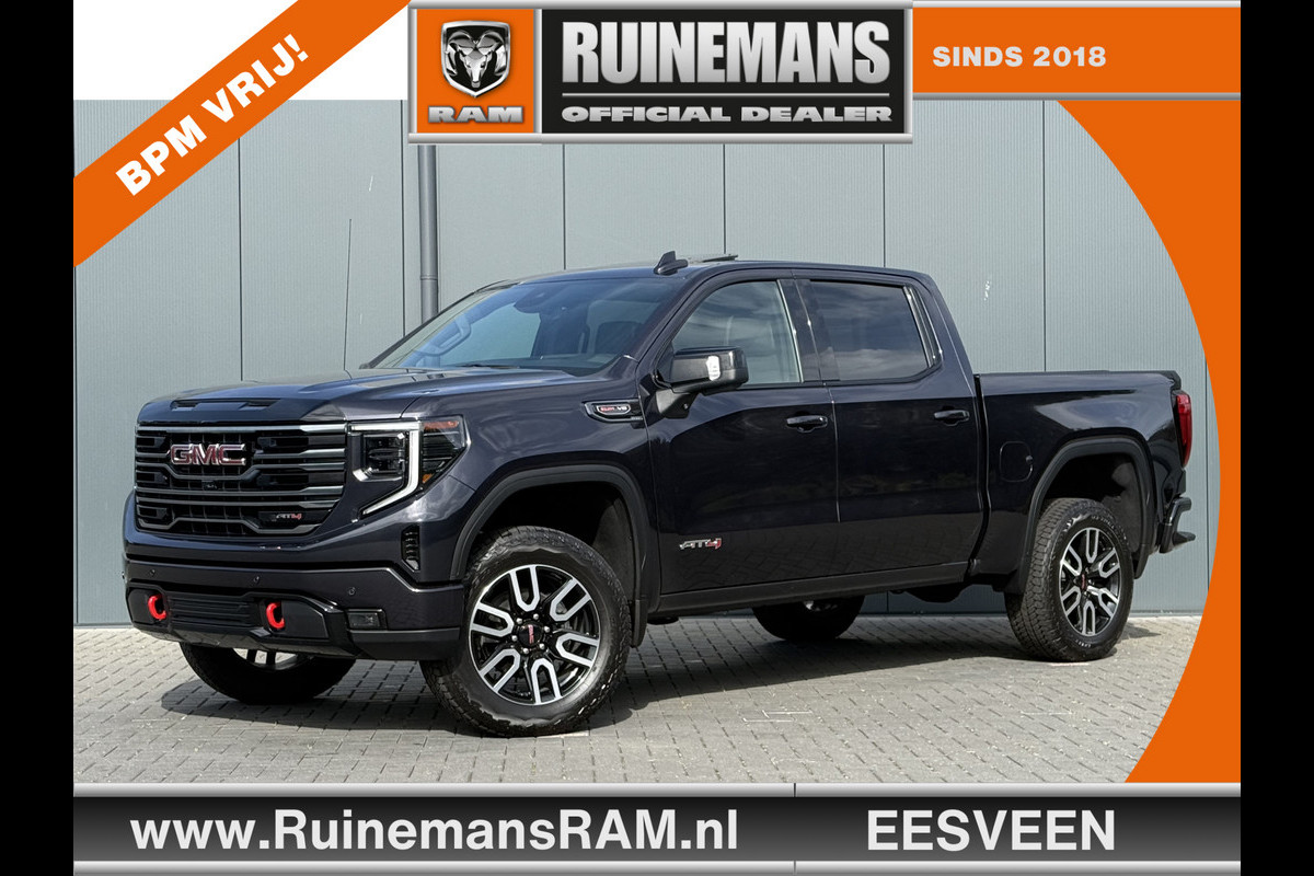 GMC SIERRA AT4 6.2L V8 420 PK / BPM VRIJ!! / VIRTUAL COCKPIT / HEAD UP / 360 CAMERA / BOSE / LEDER / TREKHAAK / 3500 KG AHG