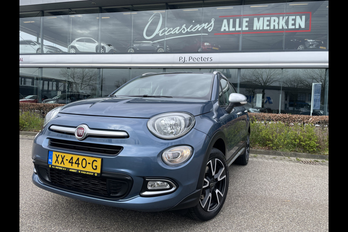 Fiat 500X 1.4 Turbo MultiAir Mirror Achteruitrijcamera - Navigatie - Apple carplay - Airco - Cruise control - Parkeersensor achter - Radio - Dakrails - Bluetooth - Elektrische ramen - Licht metalen velgen 17 inch - Start/ stop systeem - Stuur leder - Stuur multifunctioneel - Door ons nieuw geleverd - Altijd door ons onderhouden