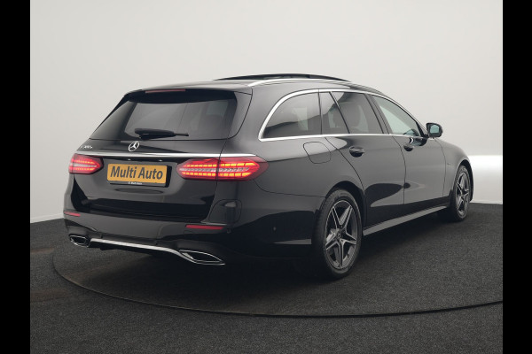 Mercedes-Benz E-Klasse Estate 300 e AMG Line PHEV 320pk Dealer O.H. | Panodak | Adaptive Cruise | 360 Camera | Multi Beam LED | Lederen Sportstoelen Verwarmd | Sfeerverlichting | Apple Carplay | Navigatie | DAB | Plug In Hybrid |