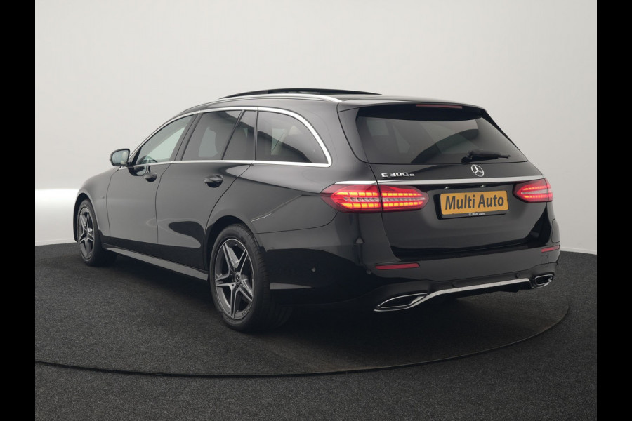 Mercedes-Benz E-Klasse Estate 300 e AMG Line PHEV 320pk Dealer O.H. | Panodak | Adaptive Cruise | 360 Camera | Multi Beam LED | Lederen Sportstoelen Verwarmd | Sfeerverlichting | Apple Carplay | Navigatie | DAB | Plug In Hybrid |