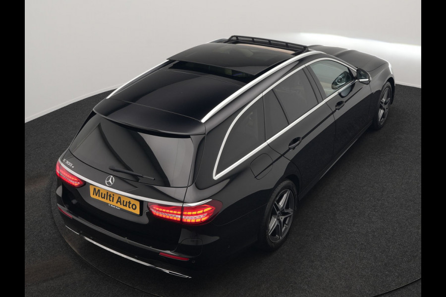 Mercedes-Benz E-Klasse Estate 300 e AMG Line PHEV 320pk Dealer O.H. | Panodak | Adaptive Cruise | 360 Camera | Multi Beam LED | Lederen Sportstoelen Verwarmd | Sfeerverlichting | Apple Carplay | Navigatie | DAB | Plug In Hybrid |