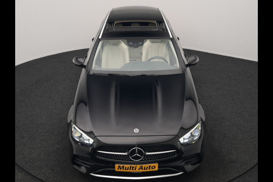 Mercedes-Benz E-Klasse Estate 300 e AMG Line PHEV 320pk Dealer O.H. | Panodak | Adaptive Cruise | 360 Camera | Multi Beam LED | Lederen Sportstoelen Verwarmd | Sfeerverlichting | Apple Carplay | Navigatie | DAB | Plug In Hybrid |