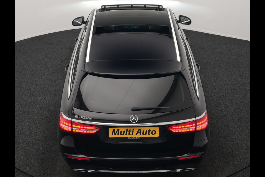Mercedes-Benz E-Klasse Estate 300 e AMG Line PHEV 320pk Dealer O.H. | Panodak | Adaptive Cruise | 360 Camera | Multi Beam LED | Lederen Sportstoelen Verwarmd | Sfeerverlichting | Apple Carplay | Navigatie | DAB | Plug In Hybrid |
