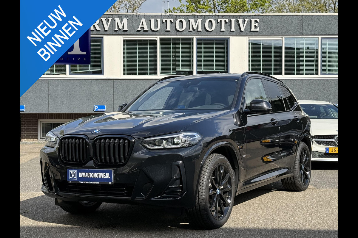BMW X3 xDrive30e High Executive M-SPORT SHADOW LINE| BTW|  HIFI AUDIO| STOELVERWARMING| ELEK. STOELEN| ELEK. ACHTERKLEP| 20 INCH HOOGGLANS ZWARTE VELGEN| CAMERA| FULL LED|