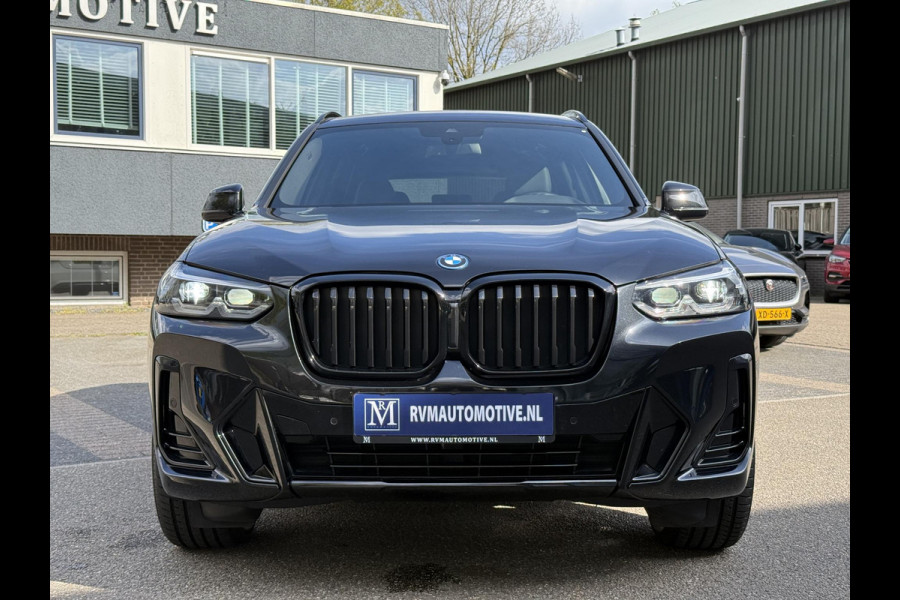 BMW X3 xDrive30e High Executive M-SPORT SHADOW LINE| BTW|  HIFI AUDIO| STOELVERWARMING| ELEK. STOELEN| ELEK. ACHTERKLEP| 20 INCH HOOGGLANS ZWARTE VELGEN| CAMERA| FULL LED|