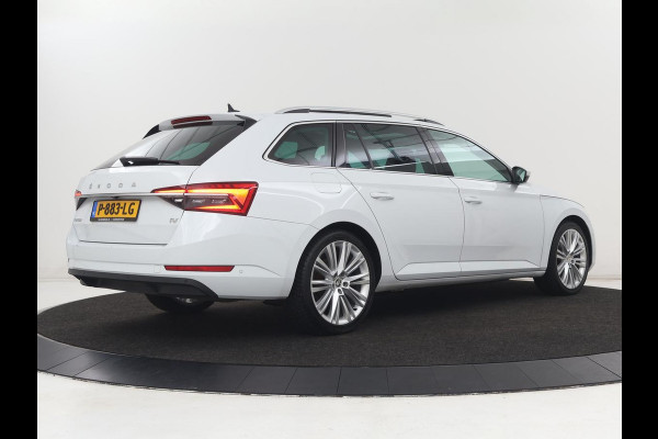 Škoda Superb 1.4 TSI iV Business Edition Plus | SOH 88,8% | Panoramadak | Leder/Alcantara | Stoelverwarming | Camera | Carplay | Park Assist | Virtual Cockpit | Achterbankverwarming | PHEV | Plug In