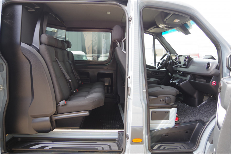 Mercedes-Benz Sprinter 317 1.9 CDI L2H1 DC-6P, AUT. FACELIFT, 3.5T TREKHAAK, LED, CAMERA, NAVI, CRUISE, MF STUURWIEL, MISTLAMPEN, DUBBELE CABINE, DUBBE
