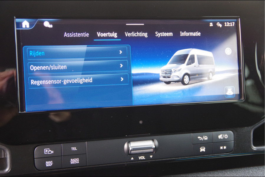 Mercedes-Benz Sprinter 317 1.9 CDI L2H1 DC-6P, AUT. FACELIFT, 3.5T TREKHAAK, LED, CAMERA, NAVI, CRUISE, MF STUURWIEL, MISTLAMPEN, DUBBELE CABINE, DUBBE