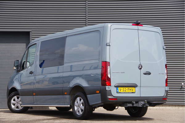Mercedes-Benz Sprinter 317 1.9 CDI L2H1 DC-6P, AUT. FACELIFT, 3.5T TREKHAAK, LED, CAMERA, NAVI, CRUISE, MF STUURWIEL, MISTLAMPEN, DUBBELE CABINE, DUBBE