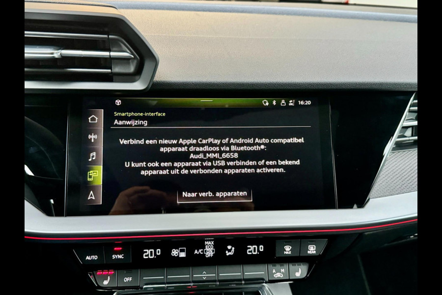 Audi RS3 Sportback 2.5 TFSI quattro 400+PK MATRIX-LED/VIRTUAL/B&O/SFEER/LEDER+S.VERWARMING/19"LMV/CAM/PDC/ACC/12 MND GARANTIE!!