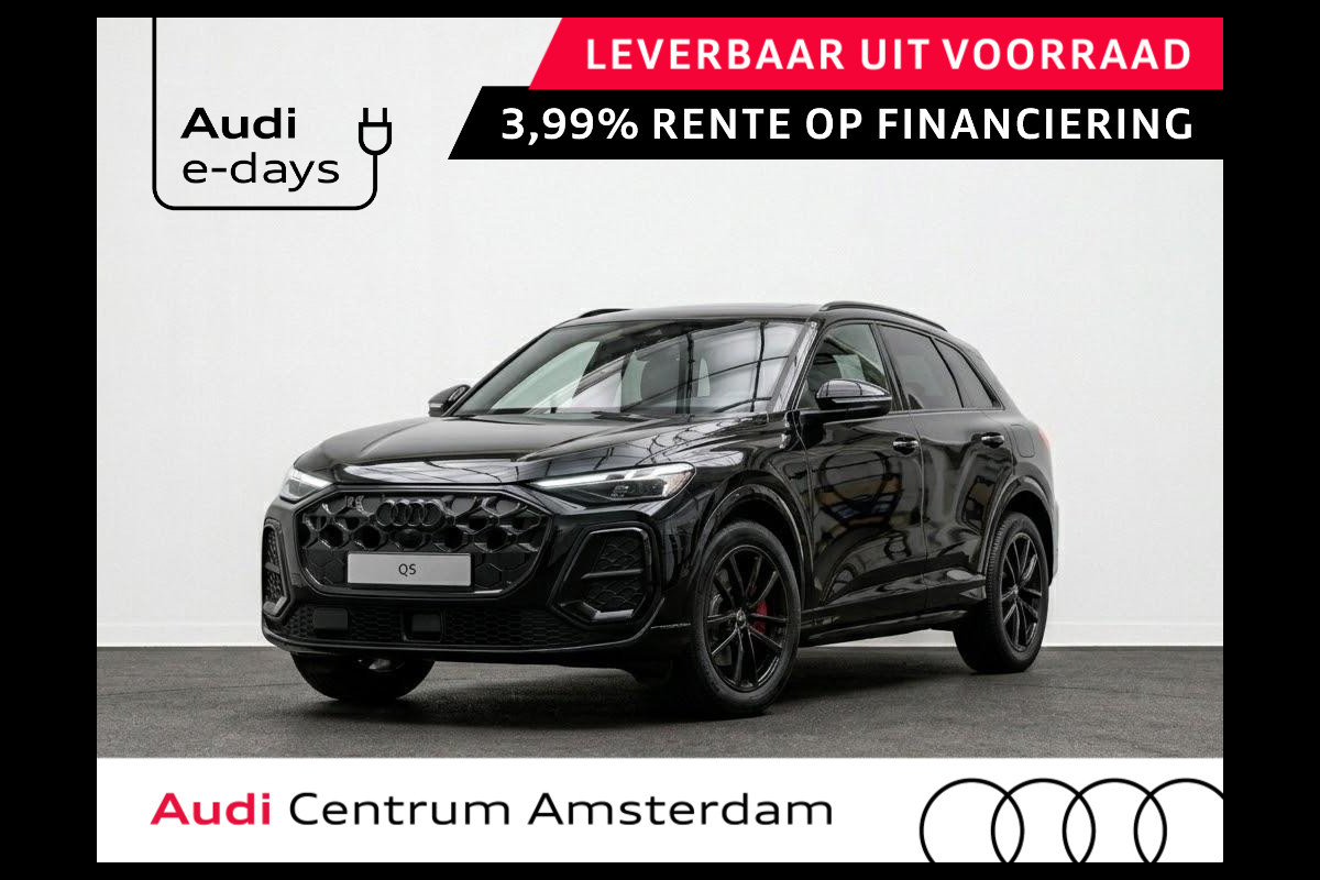 Audi Q5 S edition e-hybrid 299 pk | Panorama-glasdak | Techniekpakket plus | Trekhaak, elektr. wegklapbaar | Winterpakket |