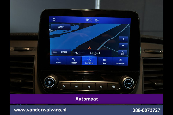 Ford Transit Custom 2.0 TDCI 131pk Automaat L2H1 Inrichting Euro6 Airco | 2x zijdeur | Camera | Navigatie | LED | Android Auto | Cruisecontrol Verwarmde voorruit, Parkeersensoren, Bijrijdersbank