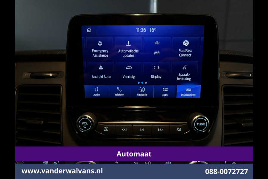 Ford Transit Custom 2.0 TDCI 131pk Automaat L2H1 Inrichting Euro6 Airco | 2x zijdeur | Camera | Navigatie | LED | Android Auto | Cruisecontrol Verwarmde voorruit, Parkeersensoren, Bijrijdersbank