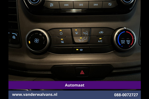 Ford Transit Custom 2.0 TDCI 131pk Automaat L2H1 Inrichting Euro6 Airco | 2x zijdeur | Camera | Navigatie | LED | Android Auto | Cruisecontrol Verwarmde voorruit, Parkeersensoren, Bijrijdersbank