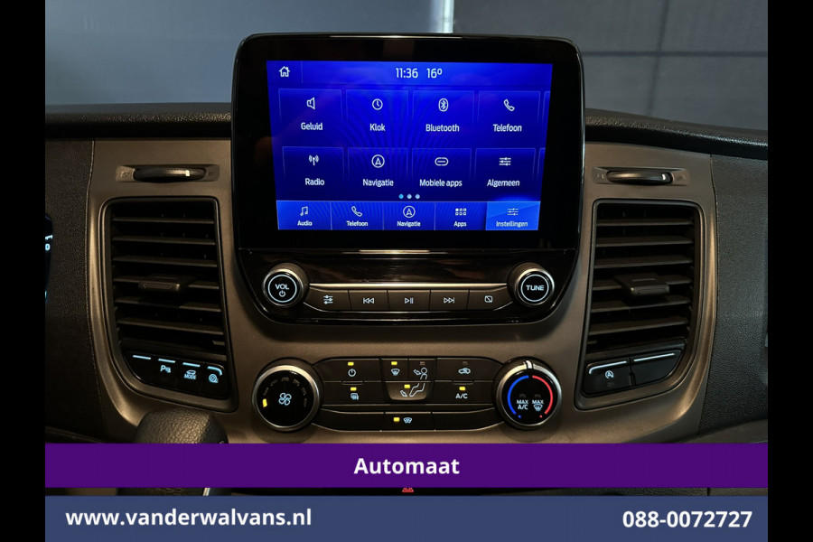 Ford Transit Custom 2.0 TDCI 131pk Automaat L2H1 Inrichting Euro6 Airco | 2x zijdeur | Camera | Navigatie | LED | Android Auto | Cruisecontrol Verwarmde voorruit, Parkeersensoren, Bijrijdersbank