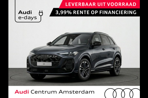 Audi Q5 S edition e-hybrid 299 pk | Panorama-glasdak | Techniekpakket plus | Trekhaak, elektr. wegklapbaar | Geheugen bestuurdersstoel |