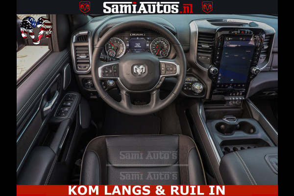 Dodge Ram HALK PACK | 360 CAMERA | ADAPTIVE CRUSE | PANODAK | VOLLE UITVOERING | LARAMIE NIGHT | 5.7 V8 HEMI 402PK 4x4 | CREWCAB 5 PERSOONS | GRIJSKENTEKEN | Granite Crystal Metallic Mijn Voorraad Nr 1998 - 24130