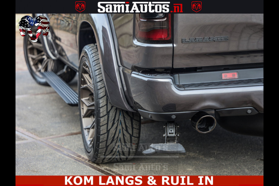 Dodge Ram HALK PACK | 360 CAMERA | ADAPTIVE CRUSE | PANODAK | VOLLE UITVOERING | LARAMIE NIGHT | 5.7 V8 HEMI 402PK 4x4 | CREWCAB 5 PERSOONS | GRIJSKENTEKEN | Granite Crystal Metallic Mijn Voorraad Nr 1998 - 24130
