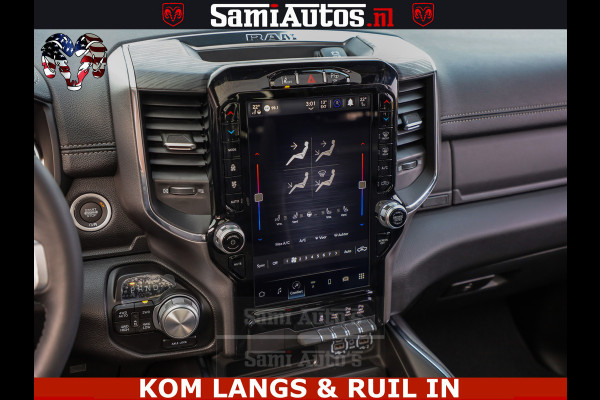 Dodge Ram HALK PACK | 360 CAMERA | ADAPTIVE CRUSE | PANODAK | VOLLE UITVOERING | LARAMIE NIGHT | 5.7 V8 HEMI 402PK 4x4 | CREWCAB 5 PERSOONS | GRIJSKENTEKEN | Granite Crystal Metallic Mijn Voorraad Nr 1998 - 24130
