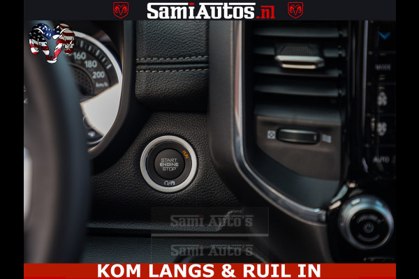 Dodge Ram HALK PACK | 360 CAMERA | ADAPTIVE CRUSE | PANODAK | VOLLE UITVOERING | LARAMIE NIGHT | 5.7 V8 HEMI 402PK 4x4 | CREWCAB 5 PERSOONS | GRIJSKENTEKEN | Granite Crystal Metallic Mijn Voorraad Nr 1998 - 24130