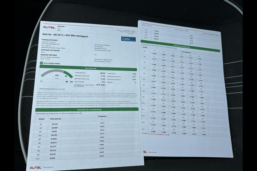Seat Mii Electric electric Plus STOELVERWARMING| RIJKLAARPRIJS INCL. 12 MND BOVAG GARANTIE| DAB AUDIO | BLUETOOTH| PARKEERSENSOREN ACHTER| CRUISE CONTROL | SOH 85% |
