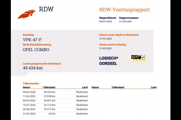 Opel Combo 1.5D 131pk Euro 6 Automaat - Airco - Cruise - Trekhaak