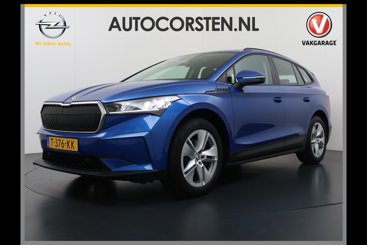 Škoda ENYAQ iV 60 Trekhaak Navi SOH 92% Ecc Cruise Control Camera Apple Carplay Android Auto Pdc Lmv 19" Led P-Assist Led Isofix Keyless Rijstrooksensor Bluetooth Origineel Nederlandse Auto