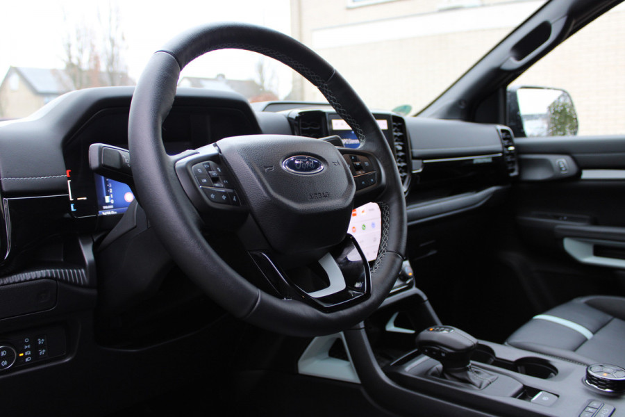 Ford Ranger 2.3 Double Cab PHEV Stormtrak Zwart | Matrix | B&O | Leder | Elektr. rollo | Full