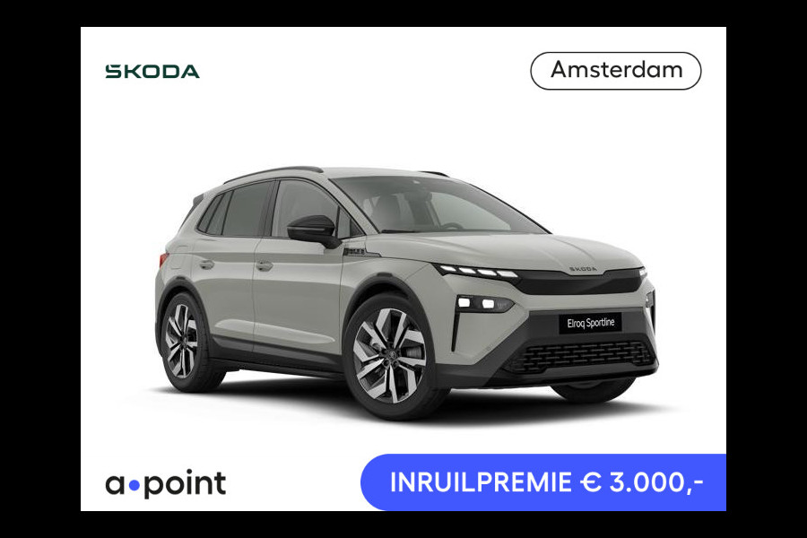 Škoda Elroq 85 Sportline | elektr. achterklep | Matrix LED | Travel Assist | Stuur - en stoelverwarming |
