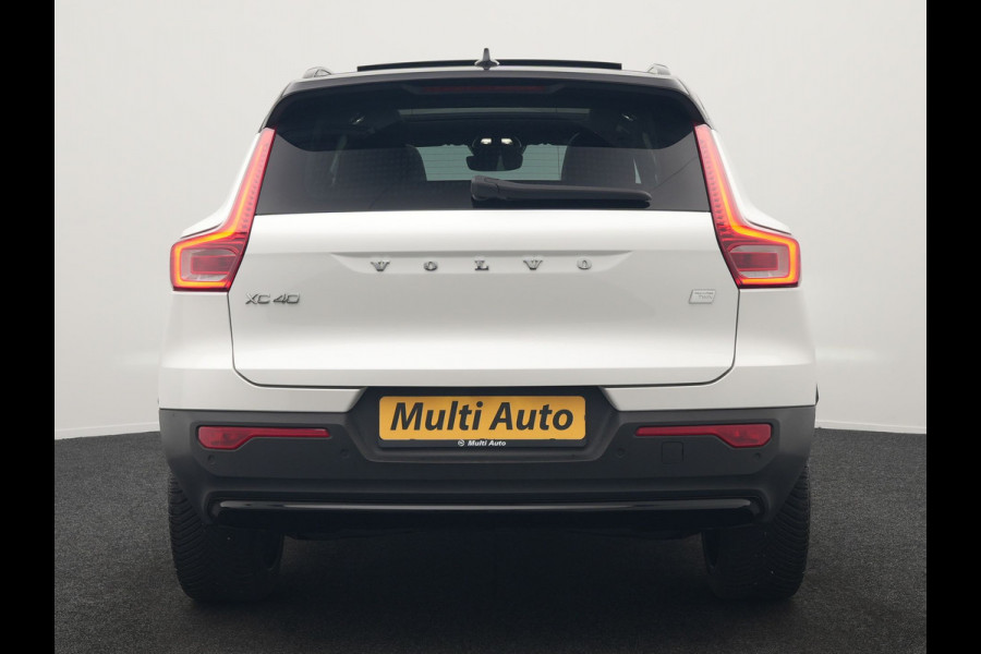 Volvo XC40 Recharge Twin Ultimate 78 kWh 408pk Dealer O.H. | Trekhaak Af Fabriek | Panodak | 360 Camera | Adaptive Cruise | Harman / Kardon | Alcantara Sportstoelen Memory & Verwarmd | Google Assistent | Keyless | Stuur Verwarmd | Blis |