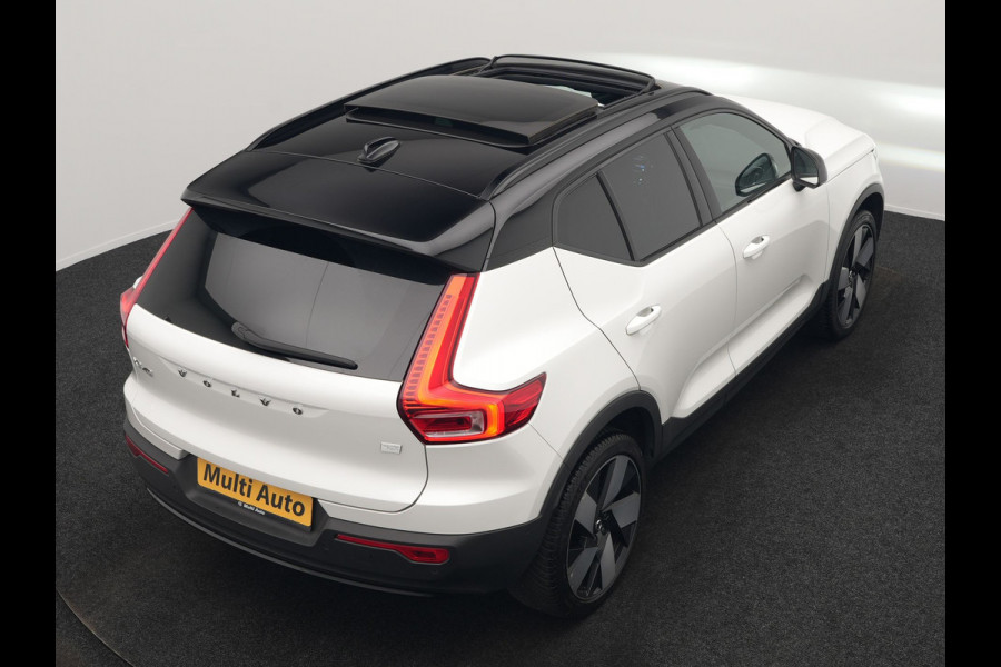 Volvo XC40 Recharge Twin Ultimate 78 kWh 408pk Dealer O.H. | Trekhaak Af Fabriek | Panodak | 360 Camera | Adaptive Cruise | Harman / Kardon | Alcantara Sportstoelen Memory & Verwarmd | Google Assistent | Keyless | Stuur Verwarmd | Blis |