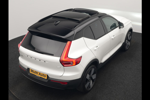 Volvo XC40 Recharge Twin Ultimate 78 kWh 408pk Dealer O.H. | Trekhaak Af Fabriek | Panodak | 360 Camera | Adaptive Cruise | Harman / Kardon | Alcantara Sportstoelen Memory & Verwarmd | Google Assistent | Keyless | Stuur Verwarmd | Blis |
